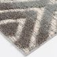 Central Oriental House Halton 7"10" x 9"10" White and Light Grey Area Rug, , large