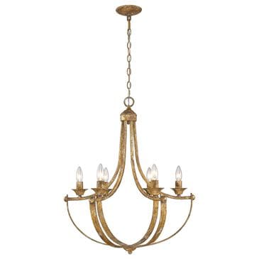Golden Lighting Victoria 6-Light Chandelier in Heirloom Gold, , large