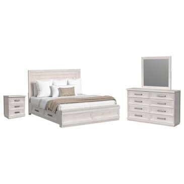 Mayberry Hill Avalanche 3-Piece Queen Bedroom Set in Antique White, , large