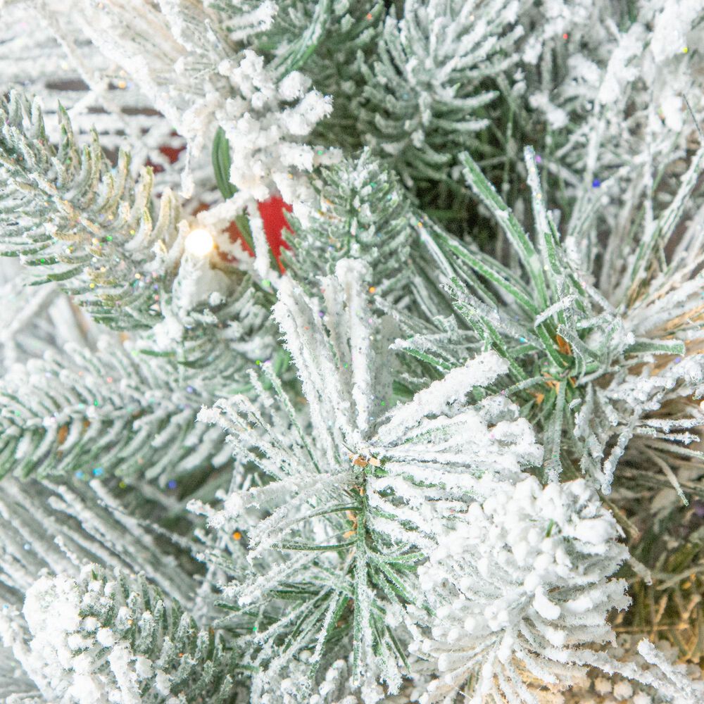 The Gerson Company 4&#39; Pre-Lit Artificial Christmas Tree in Green, , large