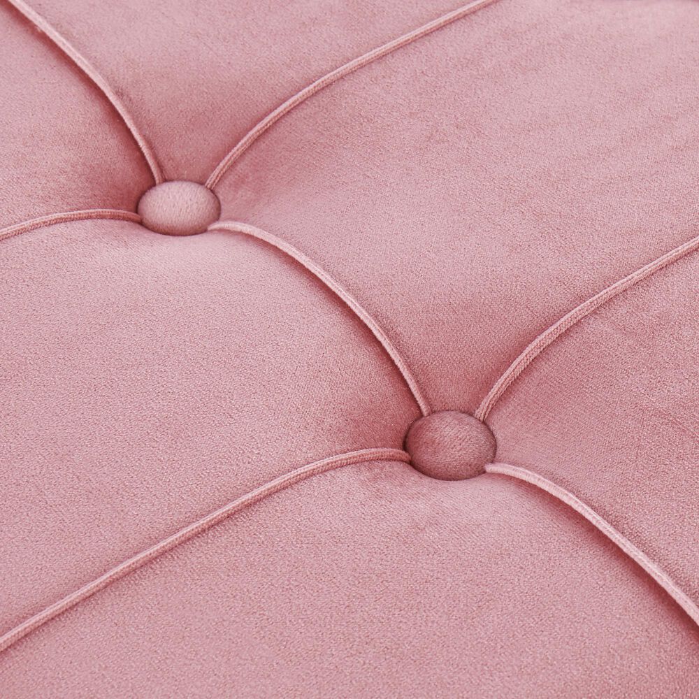 Lumisource Midas Storage Bench in Pink/Gold, , large