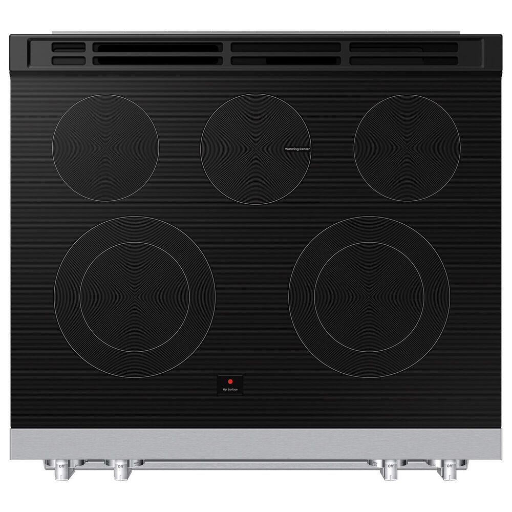 Samsung Bespoke 6.3 Cu. Ft. Smart Slide-In Electric Range with No-Preheat Air Fry Max in Stainless Steel, , large