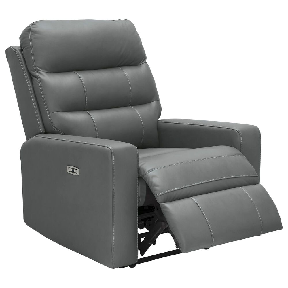 Ashley Pennacle Pier Power Recliner with Adjustable Headrest in Tideon, , large