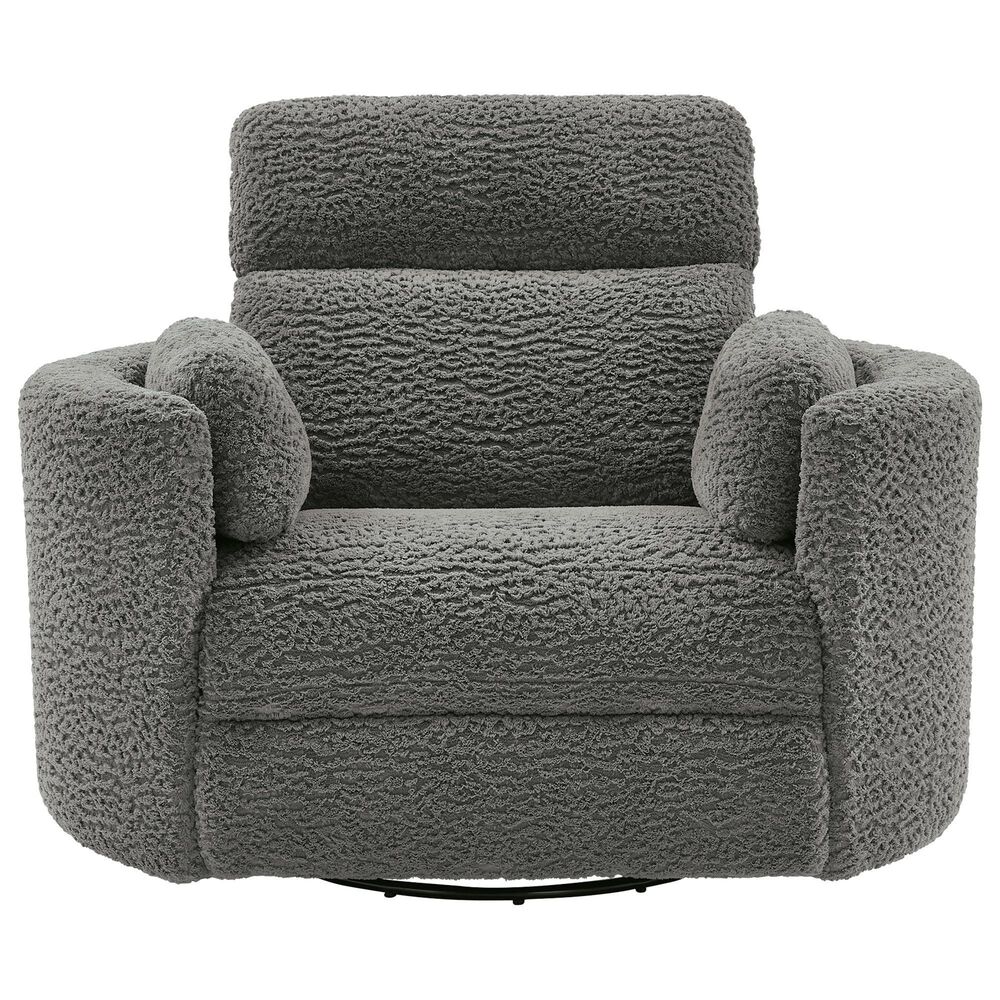 Ashley Gosaldo Power Swivel Glider Recliner in Lead, , large