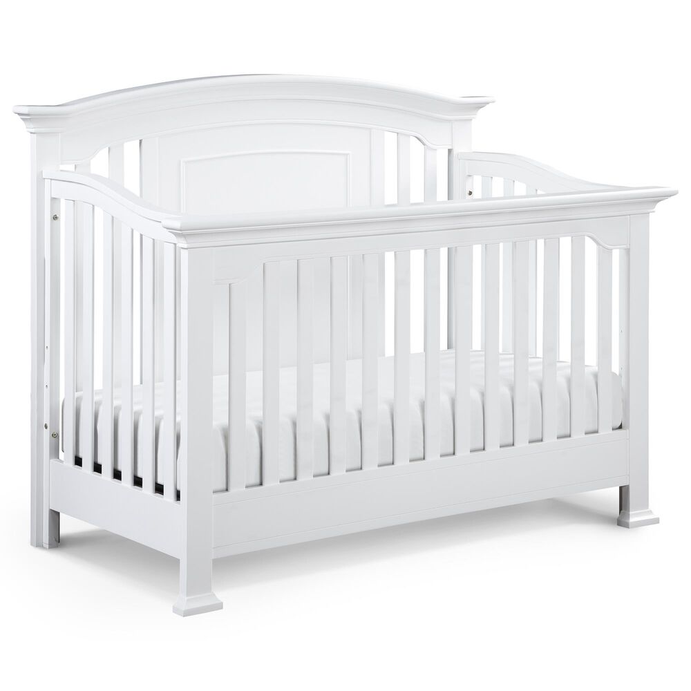 Munire Medford 4-In-1 Lifetime Convertible Crib In White | Nebraska  Furniture Mart