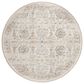 Dalyn Rug Company Marbella MB5 8" Round Ivory Area Rug, , large