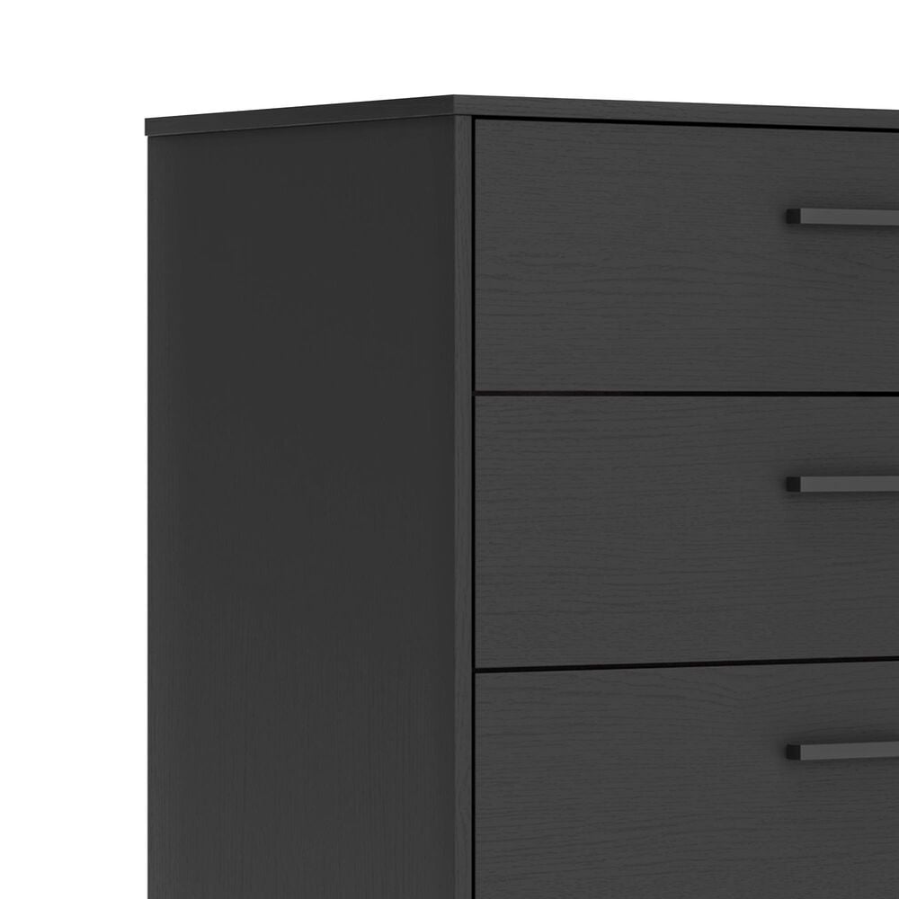 Ashley Socalle 5-Drawer Chest in Matte Black, , large