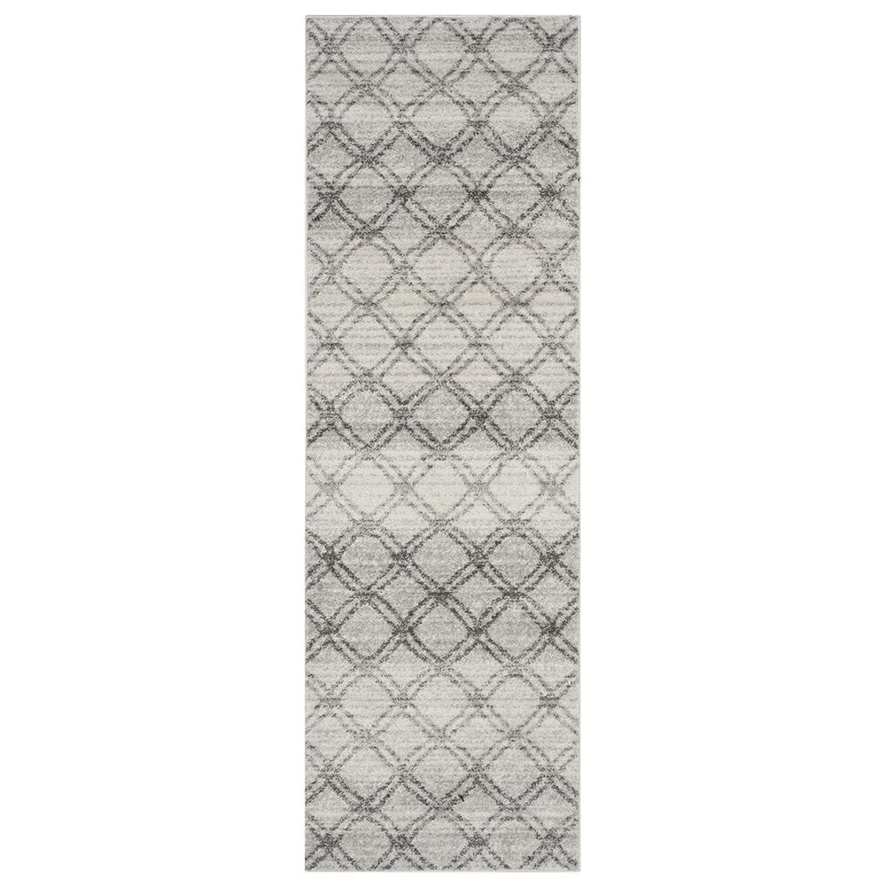 Safavieh Adirondack ADR105P-212 2&#39;6&quot; x 12&#39; Silver/Charcoal Runner, , large