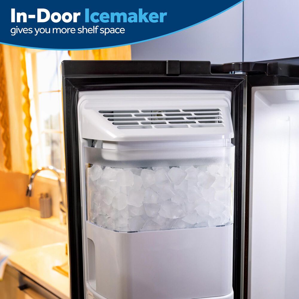 GE Appliances 24 Cu. Ft. Counter-Depth Side-By-Side Refrigerator with Extra Tall Dispenser and Energy Star in Fingerprint Resistant Stainless Steel, , large