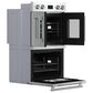 Forno Asti 30" Double Electric Wall Oven with Upper French Door in Stainless Steel, , large