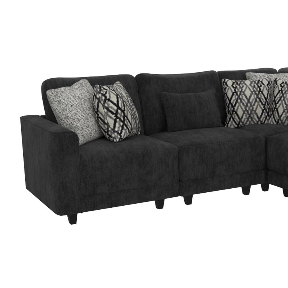 Henderson Breckenridge 5-Piece Stationary Sectional in Destany Coal, , large