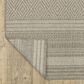 Oriental Weavers Caicos CA06A 1"10" x 7"6" Grey Runner, , large
