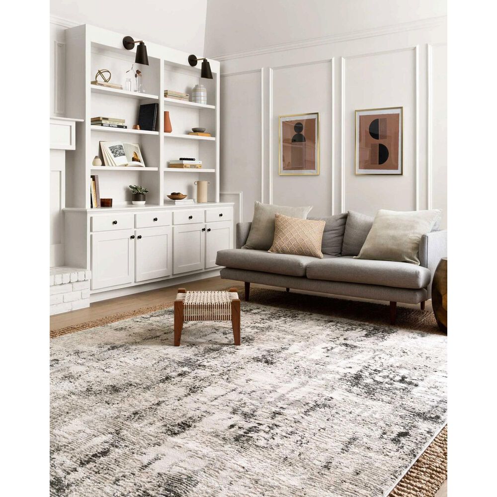 Loloi II Alchemy ALC-04 9&#39;11&quot; x 13&#39;6&quot; Silver and Graphite Area Rug, , large