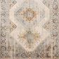 Loloi II Isadora ISA-01 6" x 9" Oatmeal and Silver Area Rug, , large