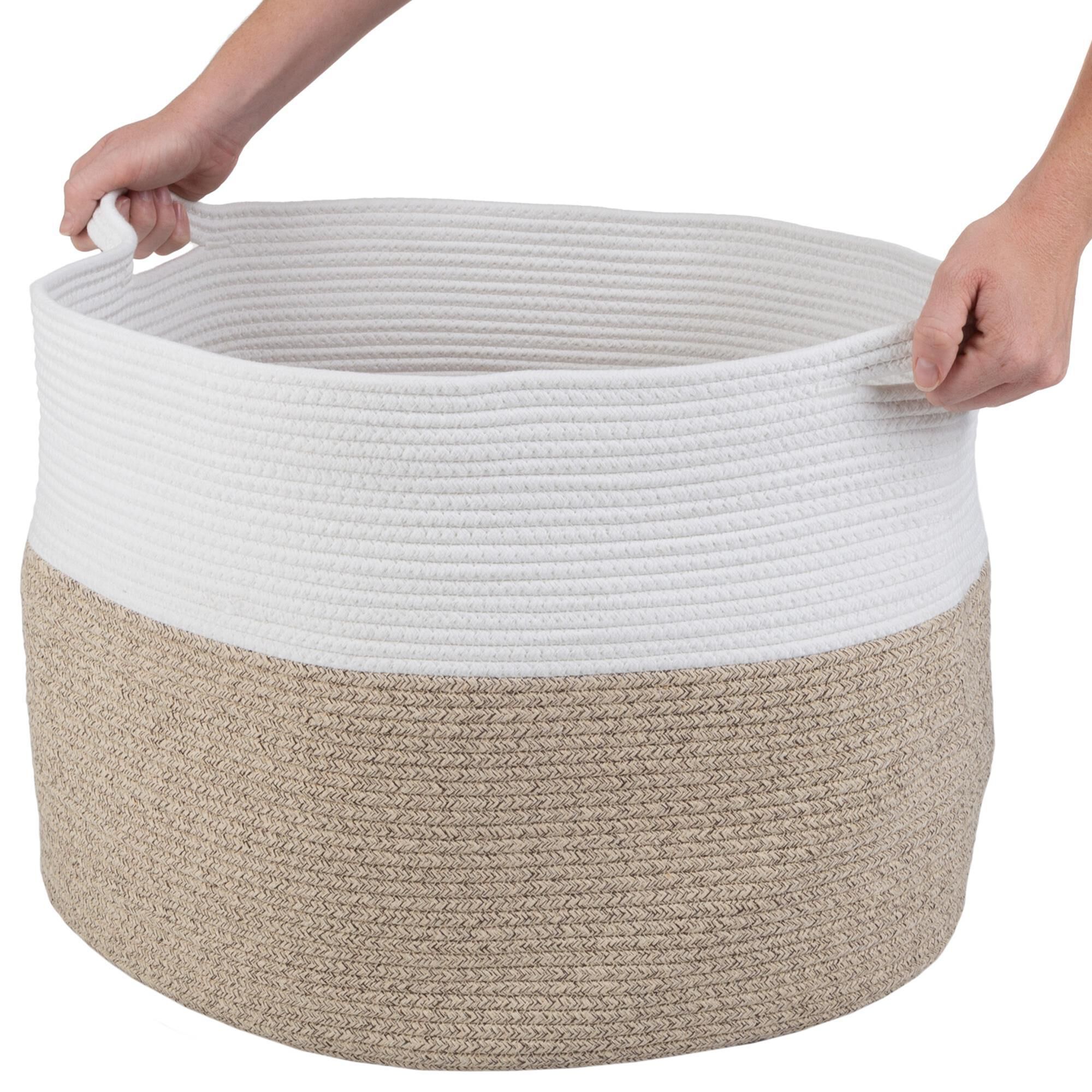 Xxl woven basket discount