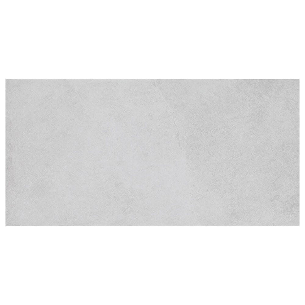 Emser Brook II White 12" x 24" Ceramic Tile, , large