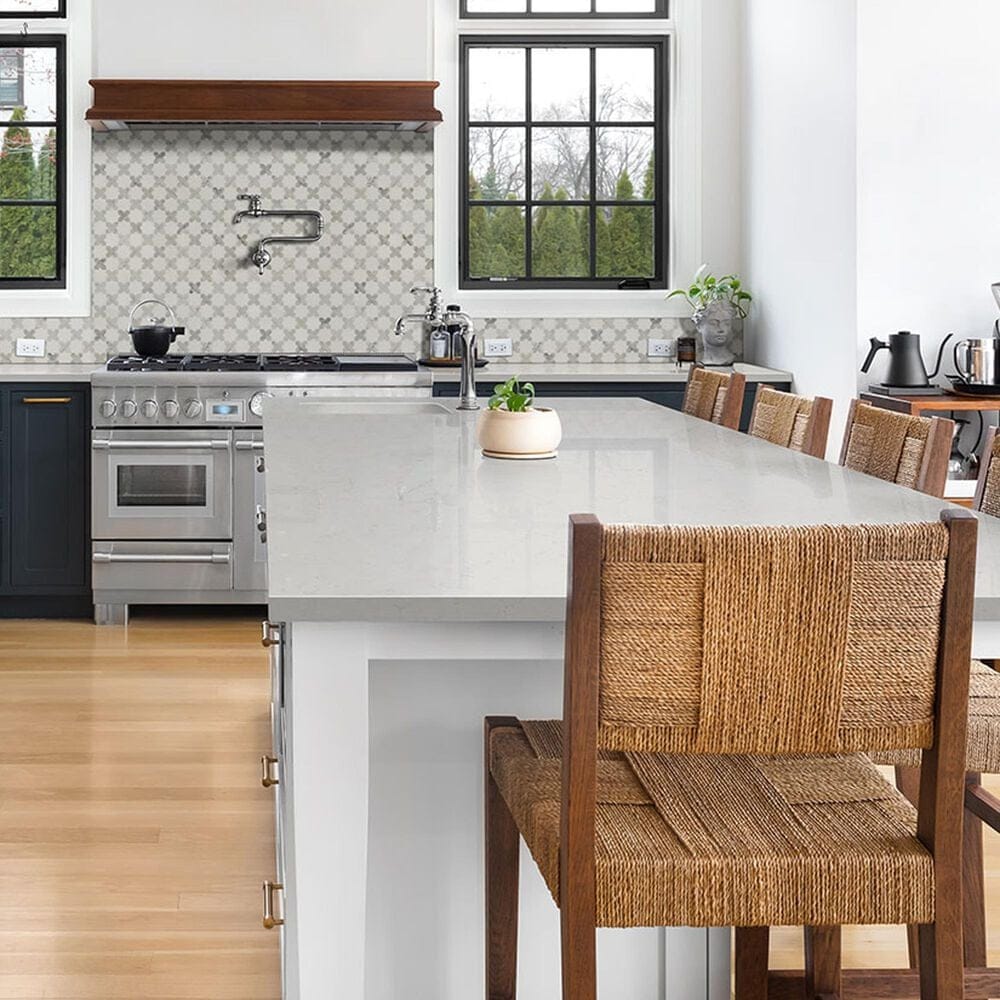 NFM Custom Countertops Carrara Miksa 3cm Quartz Countertop, , large