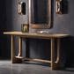 Jennifer Taylor Home Turkey Console Table in Antique Natural Brown, , large