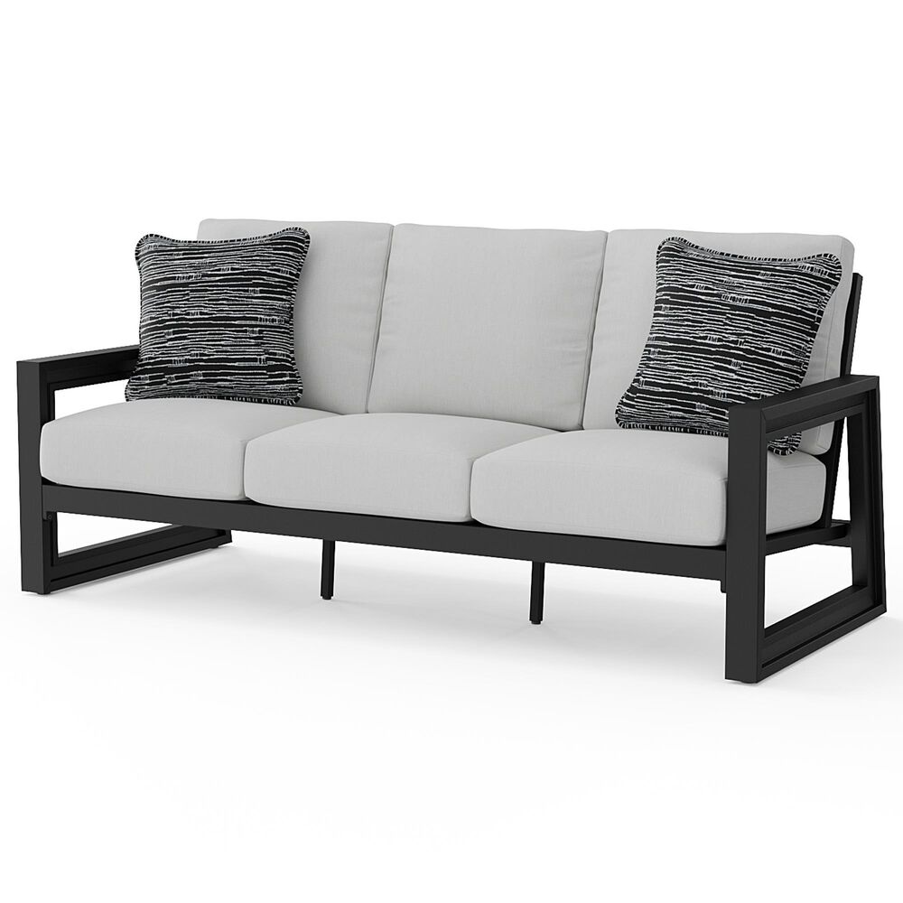 Agio Drift 5-Piece Patio Deep Seating Conversation Set in Poplin Oyster, , large