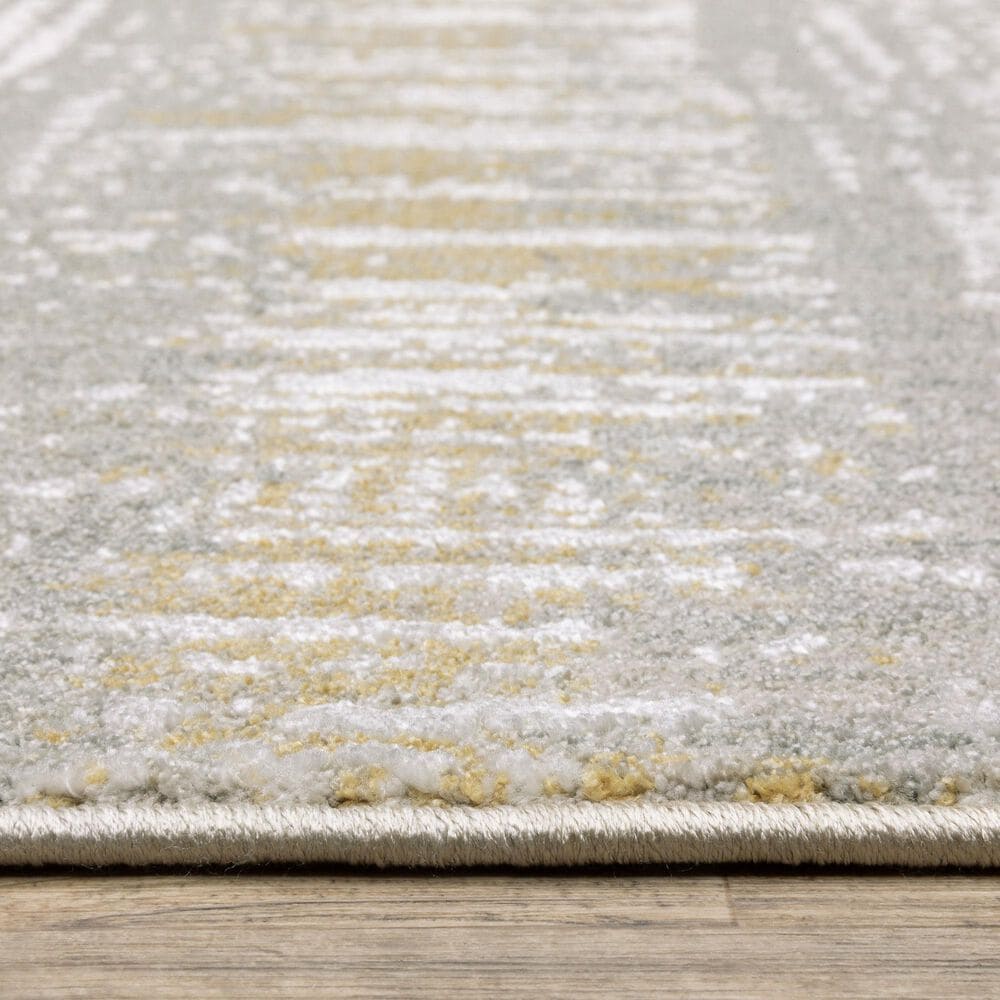 Oriental Weavers Mallory Gold and Brown 3&#39;3&quot; x 5&#39; Area Rug, , large