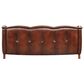 Hydeline Hampton Leather Stationary Sofa in Brown, , large