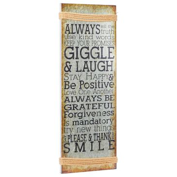 Maple and Jade 38" x 14" Wall Decor Brown, Gray and Black, , large
