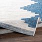 Surya Eagean EAG-2355 Dark Blue, Off-White, Navy and Pale Blue 2" x 2"11" Indoor/Outdoor Area Rug, , large