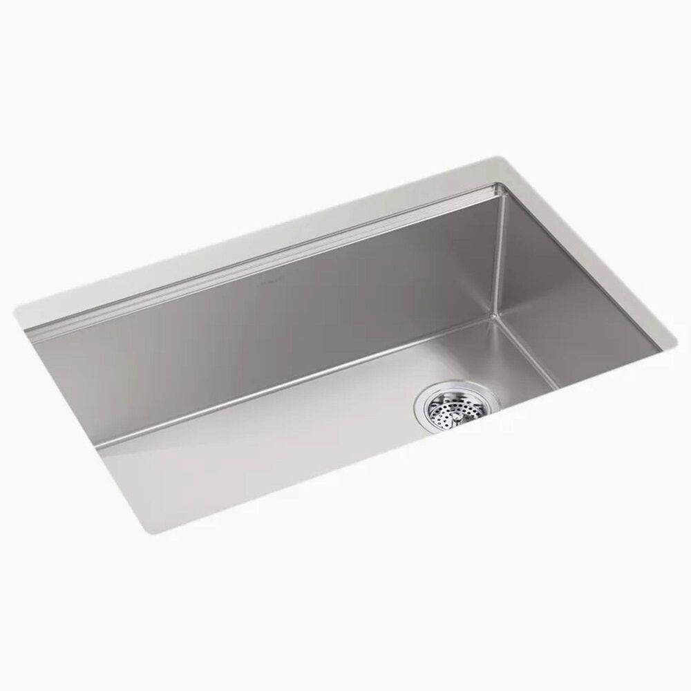 Kohler Strive 29" Undermount Single-Bowl Kitchen Sinks in Stainless Steel, , large