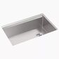 Kohler Strive 29" Undermount Single-Bowl Kitchen Sinks in Stainless Steel, , large