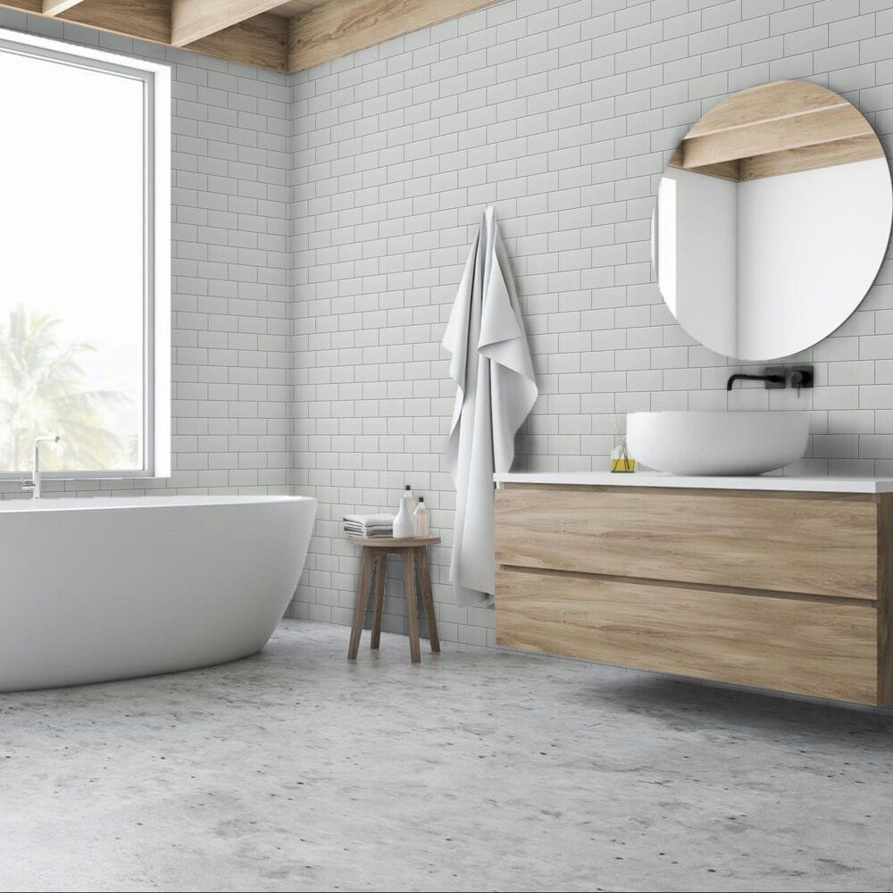 Emser Catch Gray 3&quot; x 6&quot; Matte Subway Ceramic Wall Tile, , large