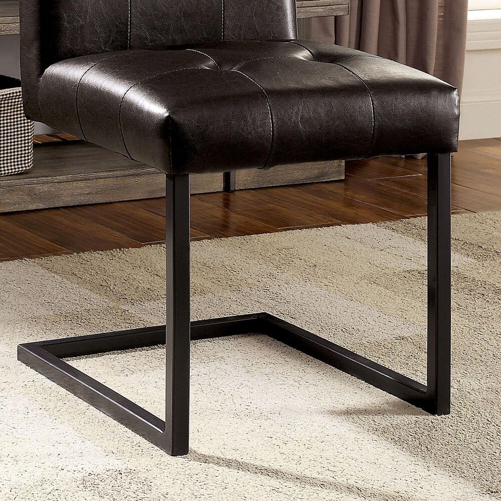 Furniture of America Brady Dining chair in Brown &#40;Set of 2&#41;, , large