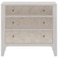 Vantage Mezzanine 3 Drawer Mirrored Nightstand in Dove Gray, , large