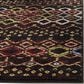 Safavieh Amsterdam AMS108P-4 4" x 6" Black/Multi Area Rug, , large