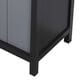 Lexora Home Zilara 36" Single Bathroom Vanity in Black and Grey with 11 cm Castle Grey Marble Top and Rectangular Sink, , large