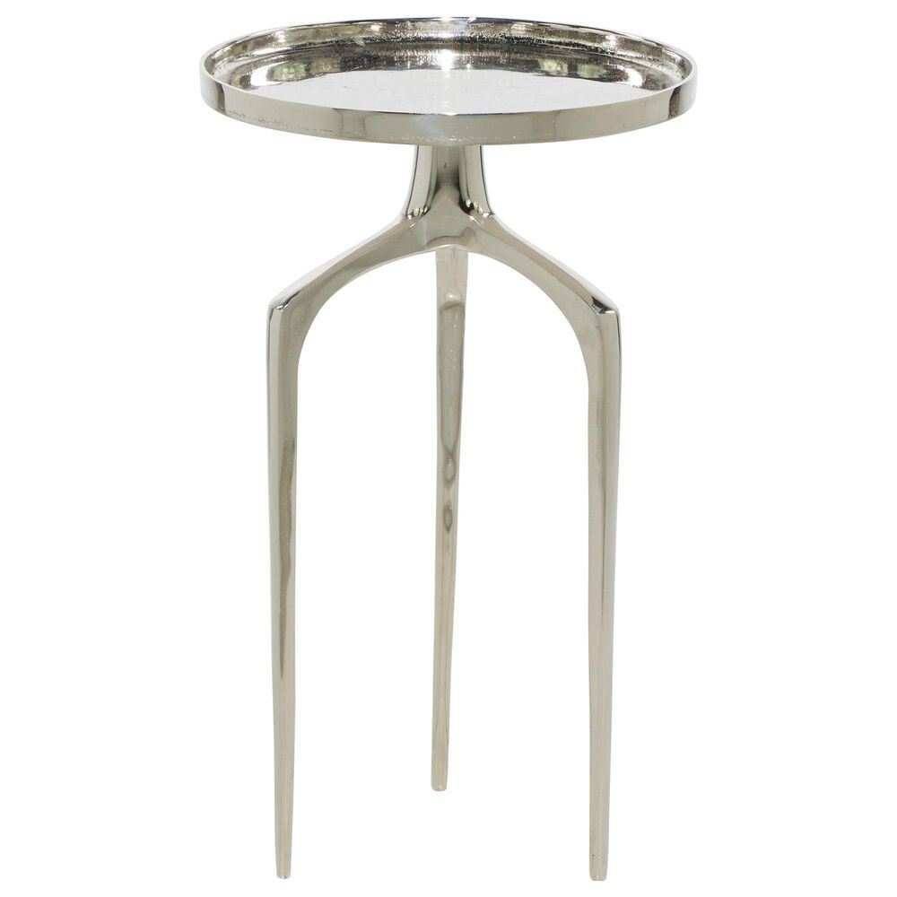Uma Enterprises Aluminum Accent Table in Silver, , large