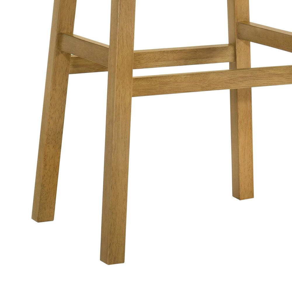 Armen Living Lenon Bar Height Stool in Amber Glow, , large