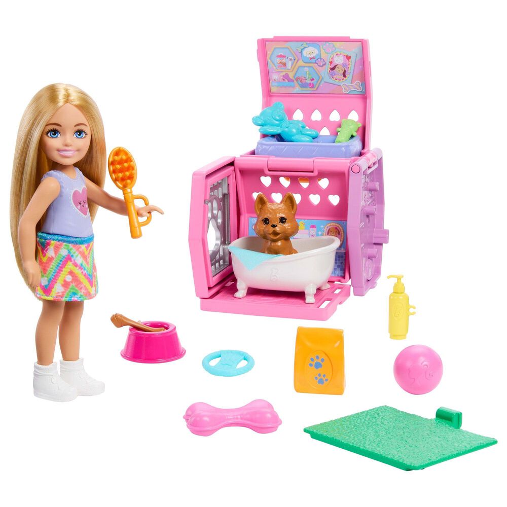 Barbie Chelsea Puppy Carrier Playset in Multicolor, , large