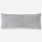 Sunday Citizen Snug 14" x 36" Lumbar Throw Pillow in Cloud Gray, , large