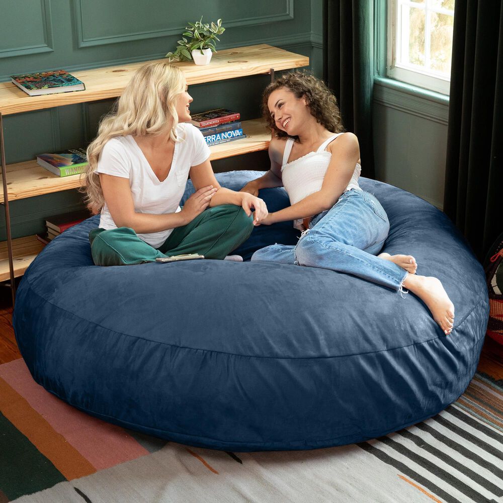 Jaxx 6&#39; Cocoon Large Bean Bag Chair in Navy, , large