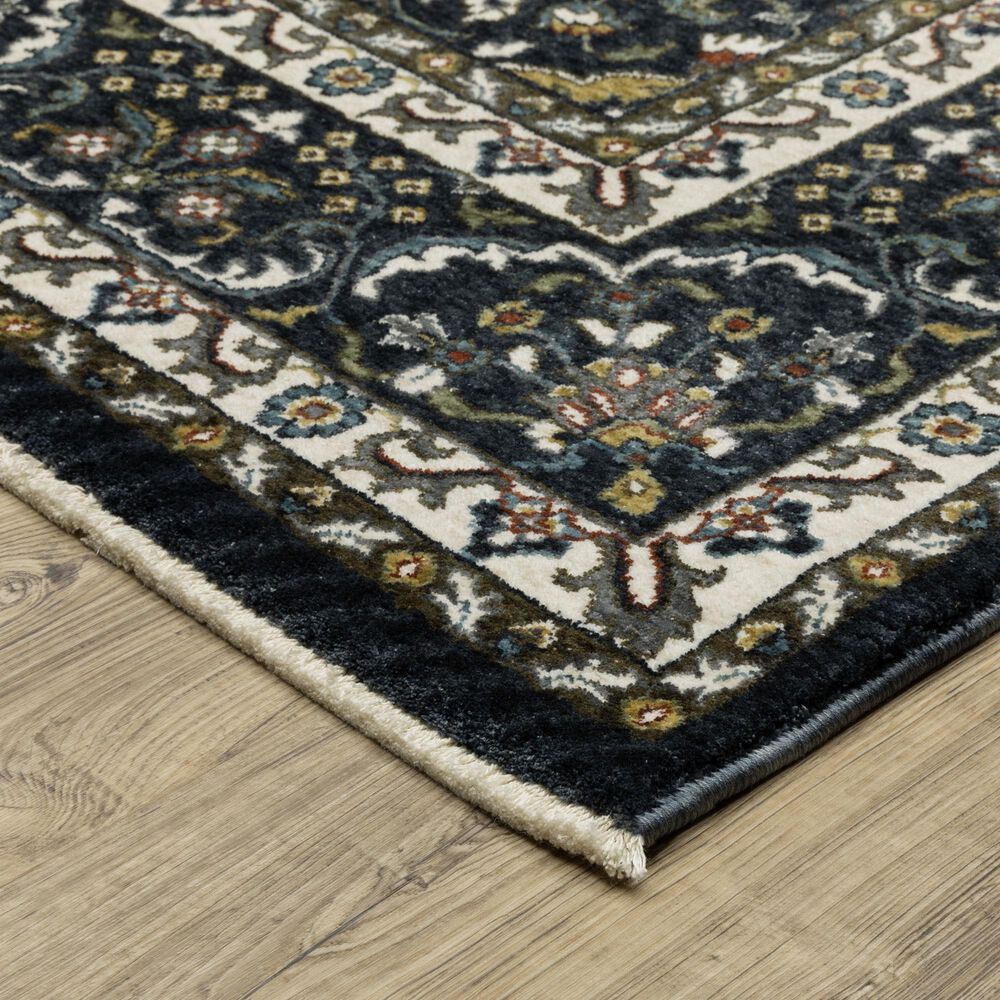 Oriental Weavers Vivian VI04C 2&#39;3&quot; x 7&#39;6&quot; Blue Runner, , large