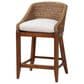 Baxton Studio Jasper Counter Stool in Brown Wash, , large