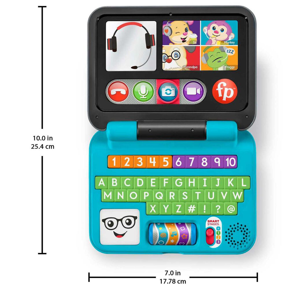 Little People Laugh &amp; Learn Let&#39;s Connect Laptop, , large