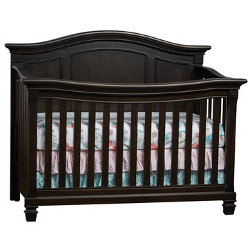 Baby Cache Glendale 4-In-1 Lifetime Convertible Crib in Charcoal Brown, , large