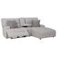 Ashley Acklen Place 3-Piece Power Right Facing Reclining Sectional with Console in Pewter, , large