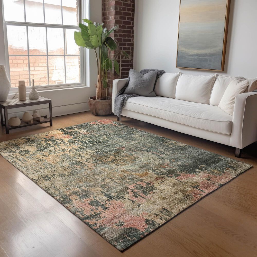 Dalyn Rug Company Nouveau NV22 10&#39; x 14&#39; Sage Indoor/Outdoor Area Rug, , large