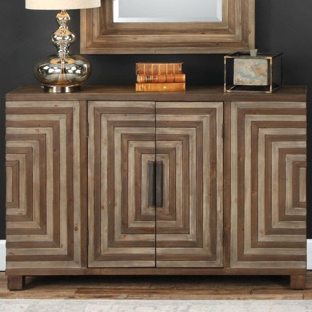 Uttermost Layton Media Storage in Brown, , large