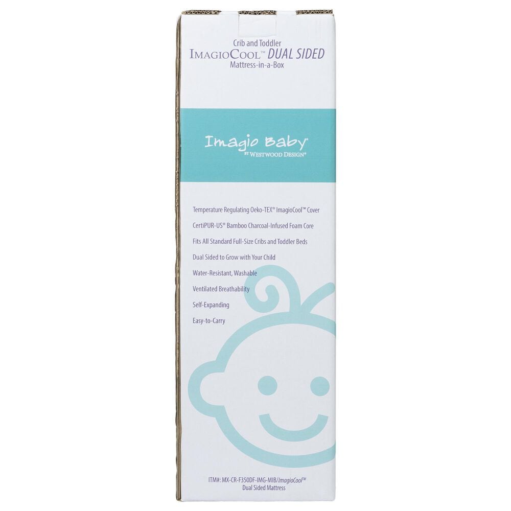 Eastern Shore Imagio Cooling Dual-Sided Foam Crib Mattress, , large