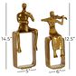 Maple and Jade 14" Musician Sculpture in Gold (Set of 2), , large