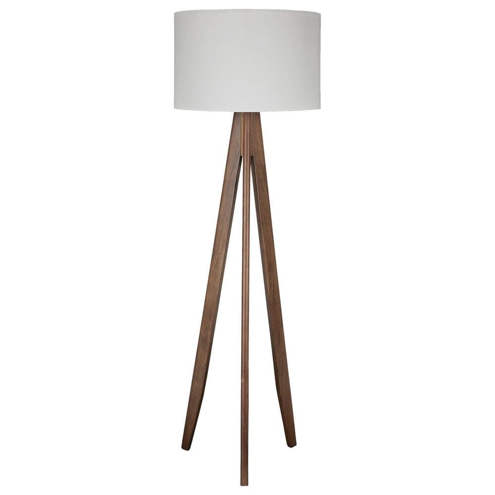 Ashley Dallson Floor Lamp in Medium Brown, , large