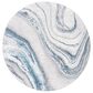 Safavieh Orchard  8" Round Grey and Blue Area Rug, , large